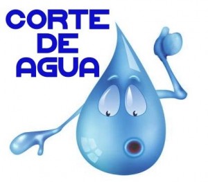 corte de agua