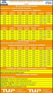 servicio especial bus todos santos 2013