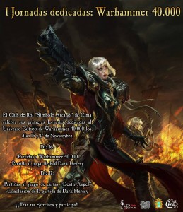 Jornadas Warhammer 40K. Nov 2013