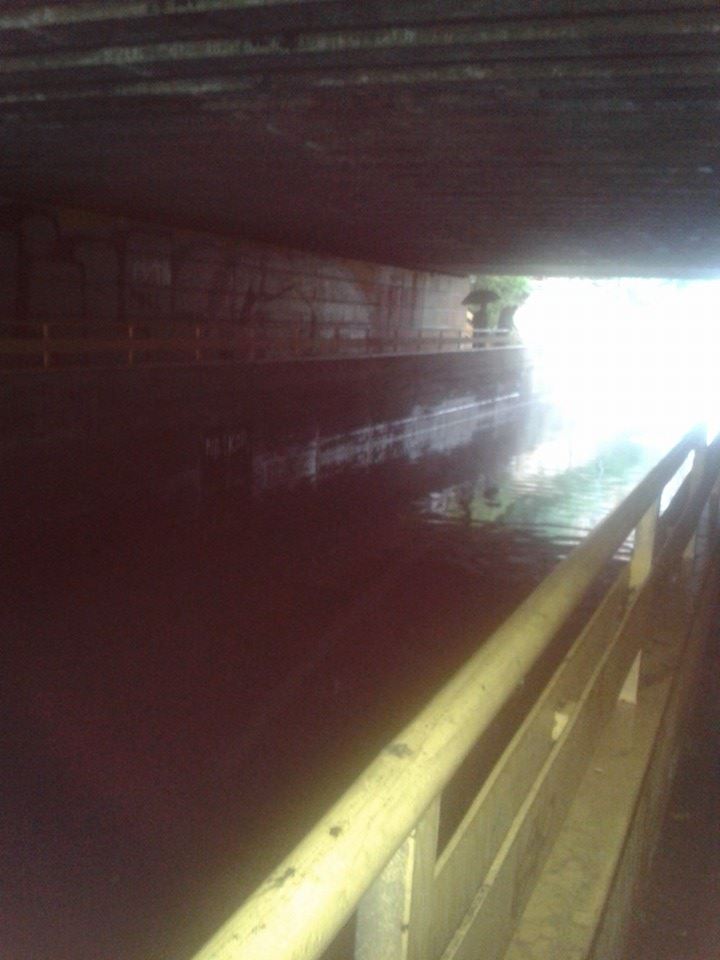 tunel ortega gaset inundado