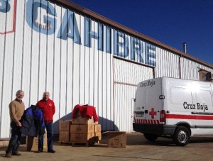 Donacion ropa abrigo cruz roja