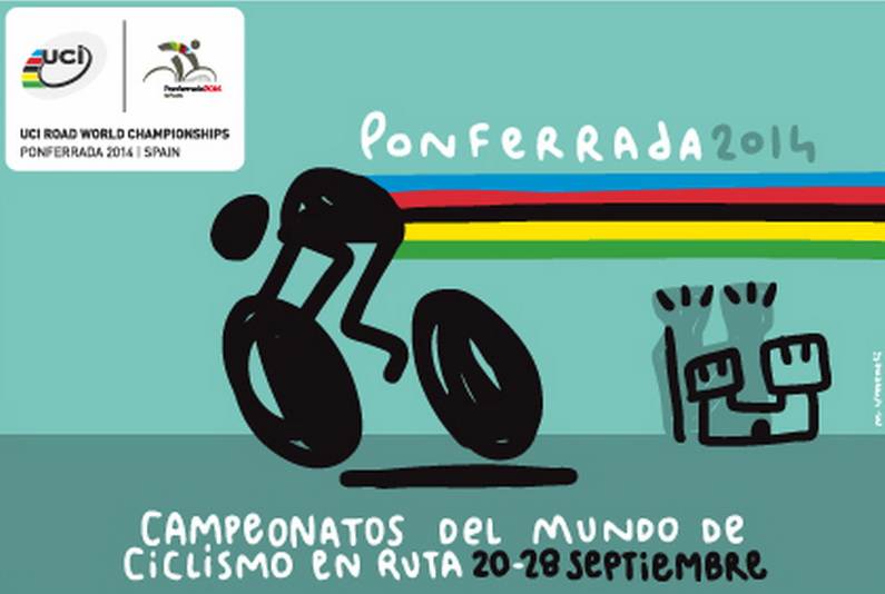 correos tarjeta mundial ciclismo