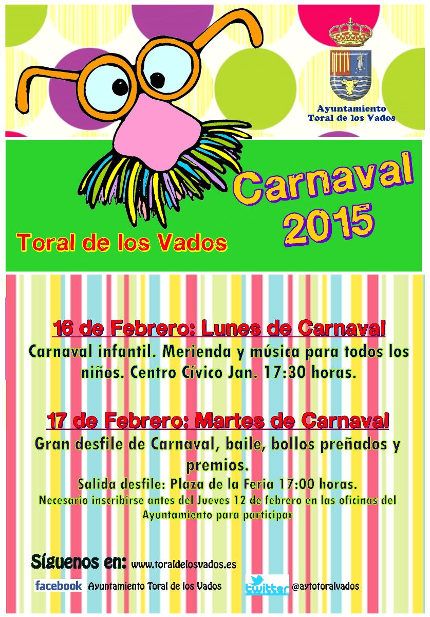 carnaval 2015 toral de los vados