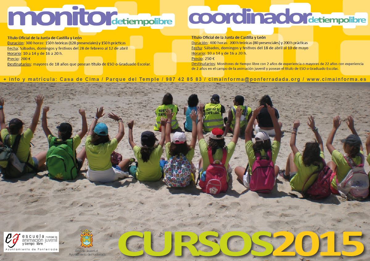 cartel Monitor y Coordinador 2015