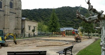 obras parque infantil villafranca