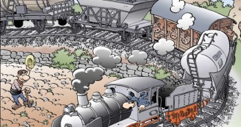 CARTEL TORAL EN TREN 2015