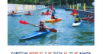 Cursillos de piragüismo verano 2015 en Cacabelos