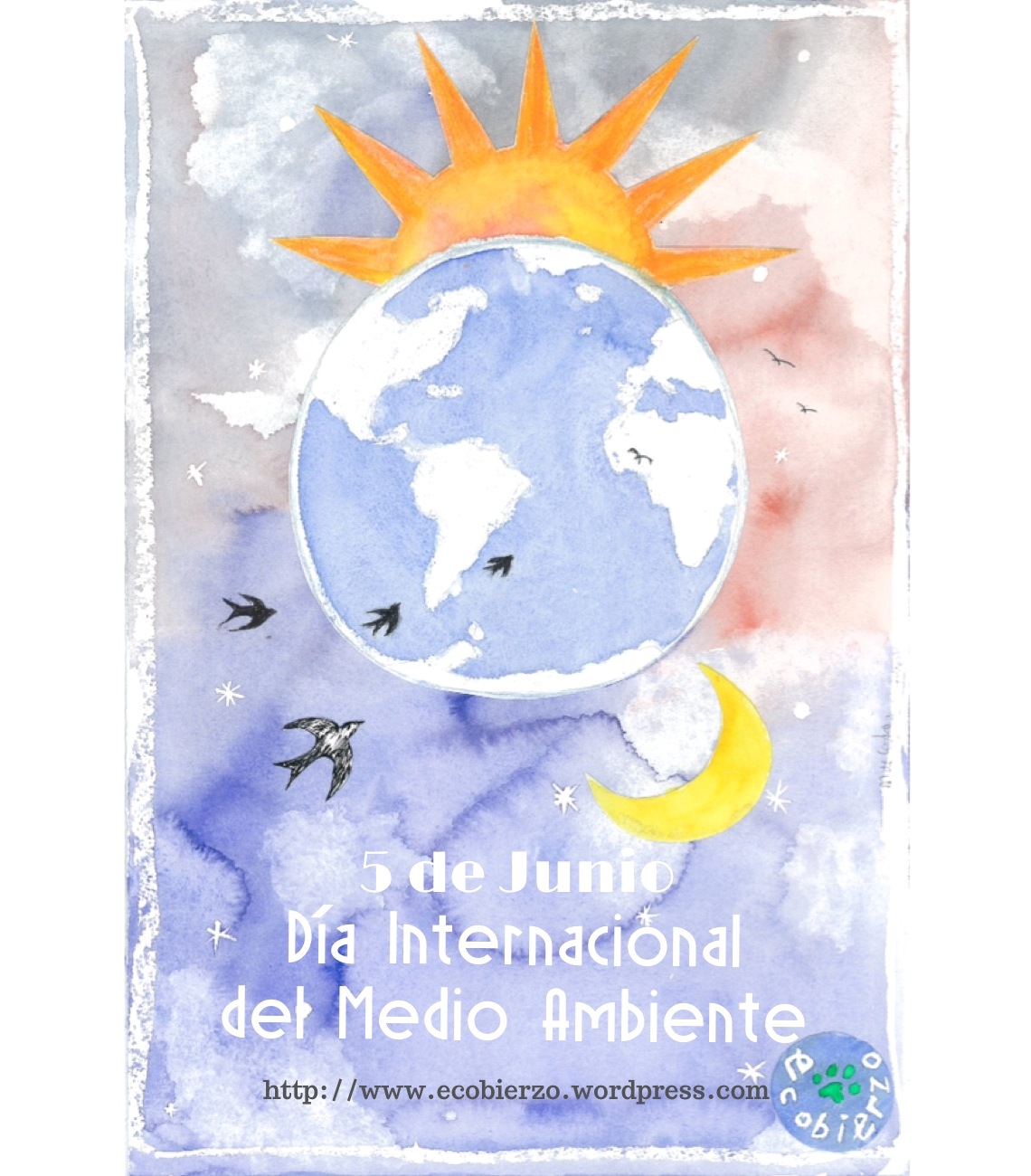 cartel Día Internacional del Medio Ambiente.