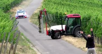 coche rallye vs tractor