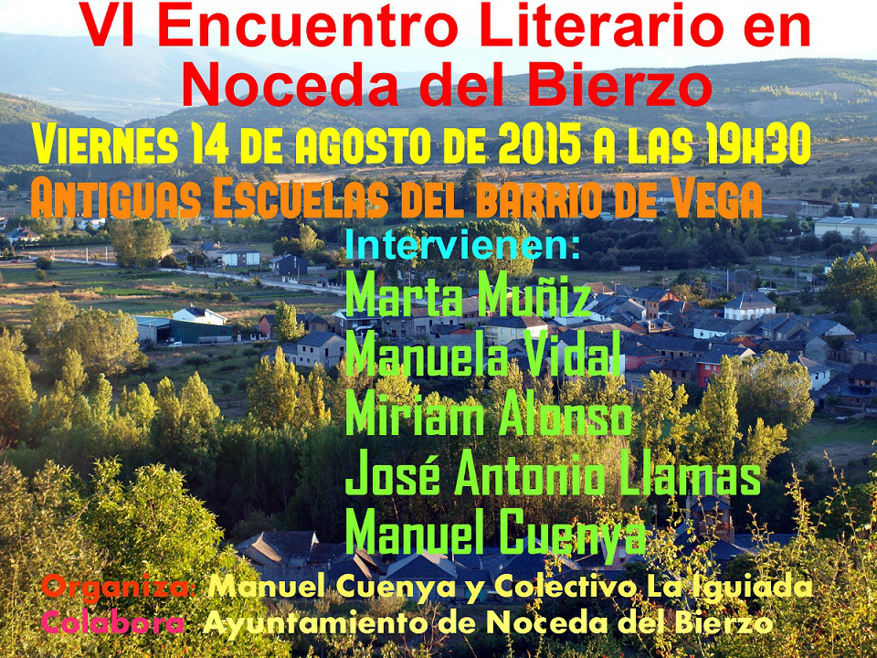 VI Encuentro Literario en Noceda del Bierzo
