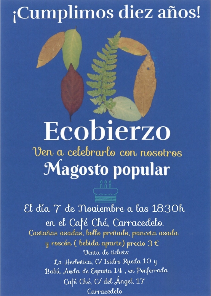 10 años Ecobierzo. Magosto.