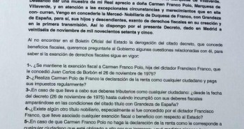 Pregunta Carmen Franco
