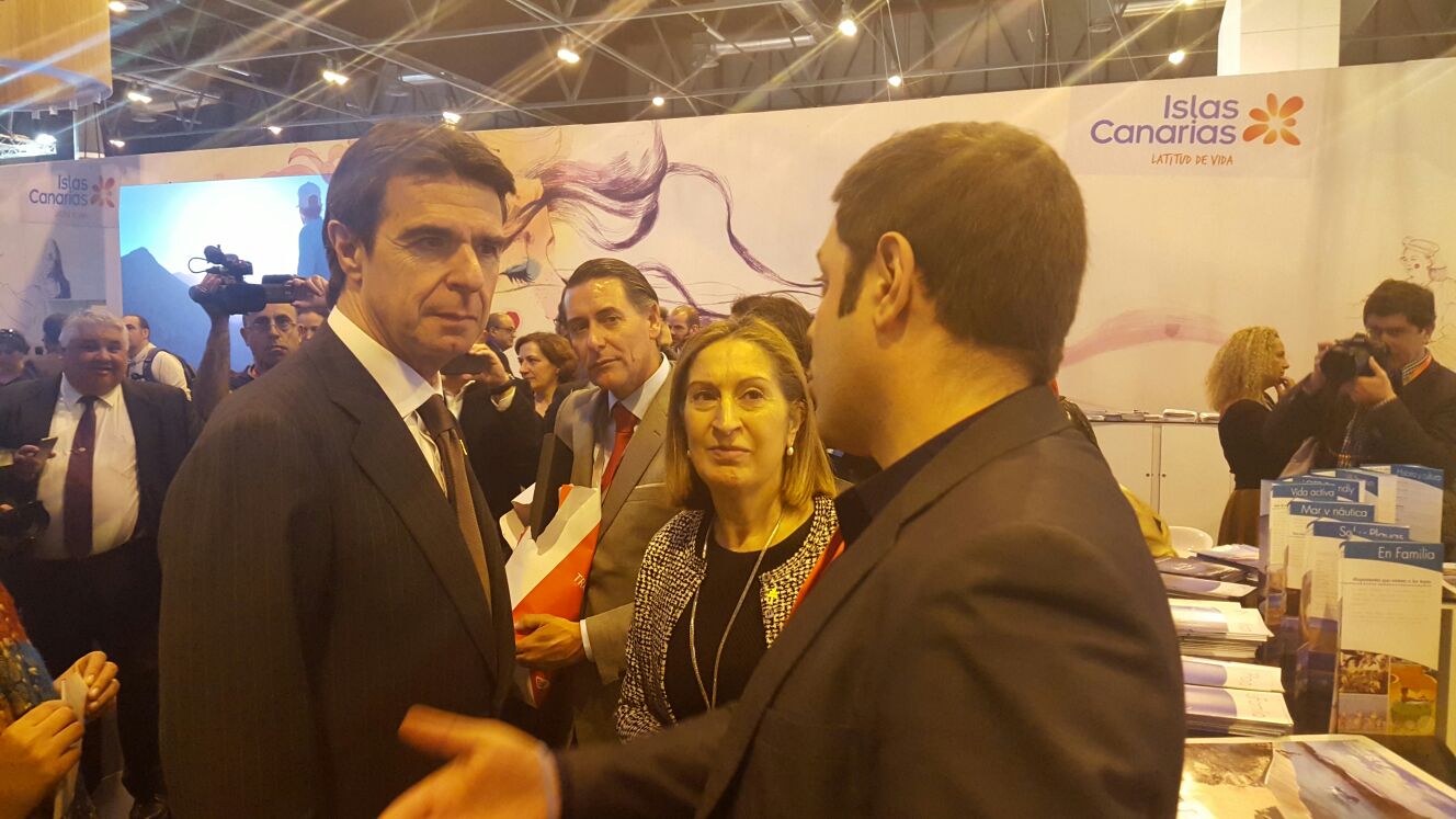 Soria e Iván Alonso hoy en Fitur