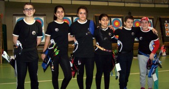 participantes menores cadetes tiro arco catilla leon Ponferrada