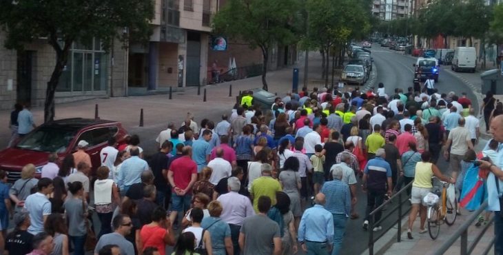 ALGUNOS MANIFESTANTES