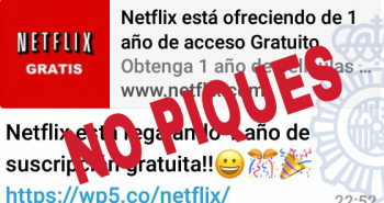 netflix falso whats app