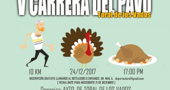 CARTEL PAVO 2017 toral vados