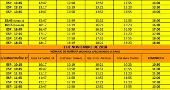 especial autobuses santos 2018