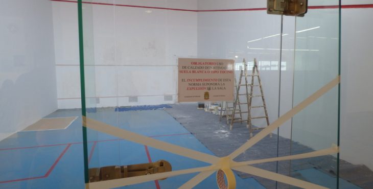 pista squash obras