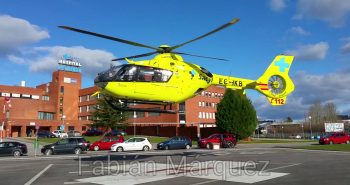 helicóptero hospital