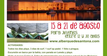 Cartel Albergue de Santoña