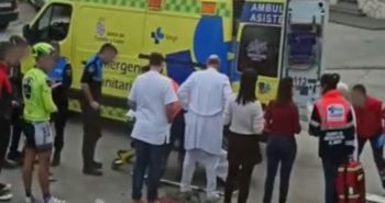 ciclista herido