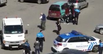 enfrentamiento policia leon