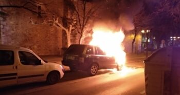Incendio Coche Paseo de San Antonio