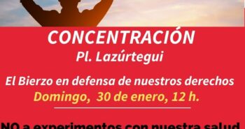cartel protesta politicos