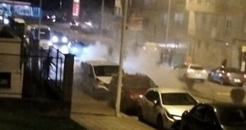 coche ardiendo