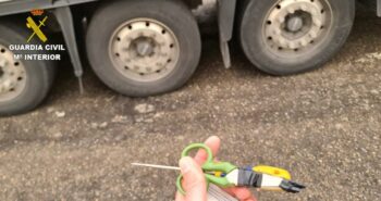ruedas camion pinchadas