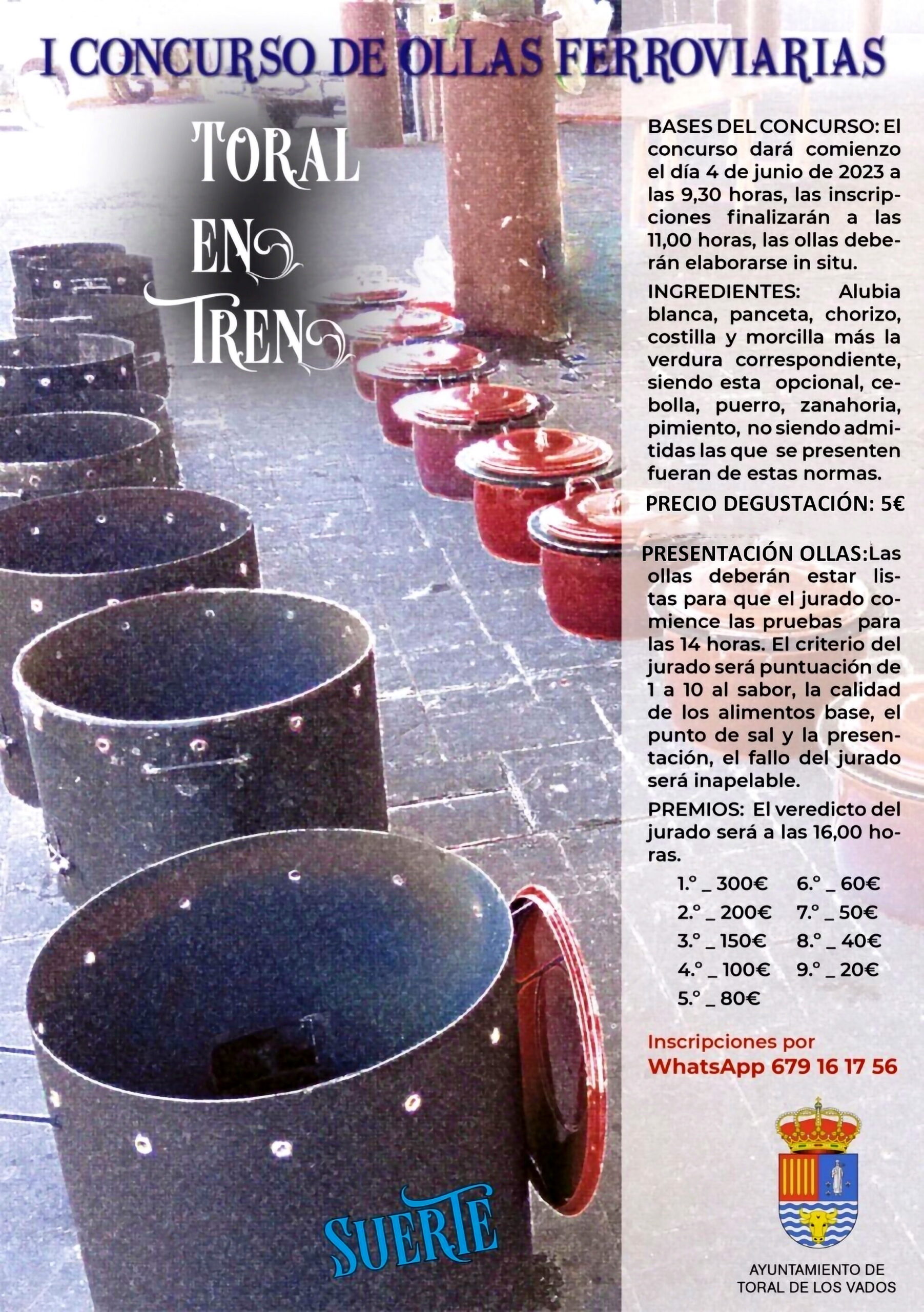 I Concurso de Ollas Ferroviarias Toral en Tren 2023