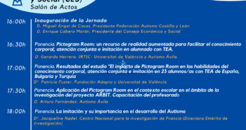 Cartel Jornada educativa Proyecto Europeo Arbit - Federación Autismo CyL
