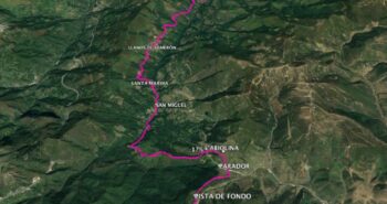 Traza de marcha de aproximación Fierros-Brañillín