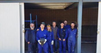Escuela Taller visita David Pacios obras Colomán Trabado
