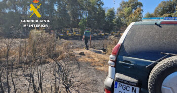 Guardia Civil.- investigación incendio Brañuelas
