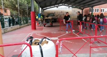 Iván Alonso en obras urgencia CEIP Navaliegos