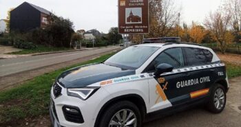 entrada localidad de Bembibre. Guardia Civil