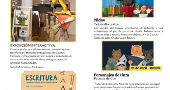 Cartel biblioteca infinita en formato imagen
